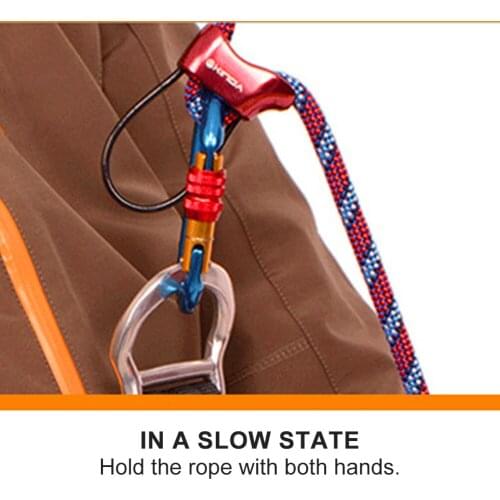 Rappel ATC Belay Abseiling Device Aluminum Alloy 25kN Downhill Descender Outdoor Camping Hiking Rock Climbing Equipment