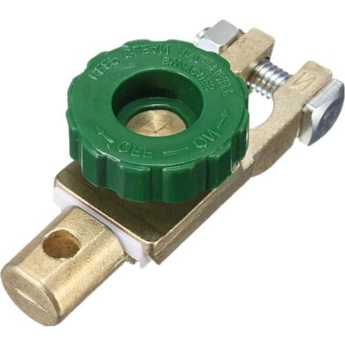 Universal Car Battery Switch Battery Terminal Link Switch Quick Cut-off Disconnect Protector RV Car Battery Power-off Switch