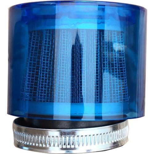 Universal Blue 35mm Motorcycle Motorbike Air Filter Cleaner 50cc 110cc 125cc ATV PIT Dirt Bike Splash Proof