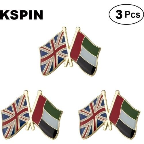 United Kingdom U.A.E Lapel Pin Brooches Pins Flag badge Brooch Badges