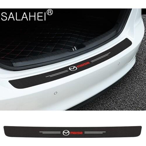 Car Trunk Protection Strip Anti-scratch Guard Plate For Mazda 3 Axela 2 Speed 6 Atenza MX5 323 CX5 CX30 CX3 CX7 CX9 RX8 RX7 626