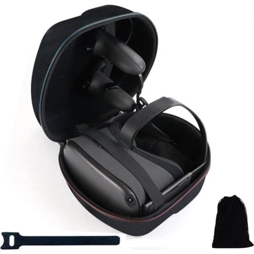 Hard EVA Travel Storage Bag For Oculus Quest 2 VR Headset Portable Convenient Carrying Case VR Headset Controllers Accessories