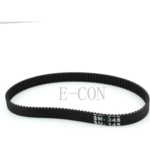 1pcs/5pcs 345-3M HTD Timing Belt 115 Teeth Cogged Rubber Geared Closed Loop 10mm/15mm/20mm Wide
