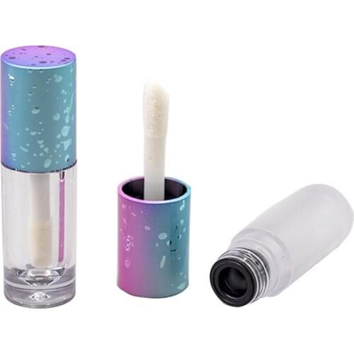 100pcs 7ml Lip Gloss Tubes with Wand Rubber Stopper, Refillable Lip Gloss Containers, Empty Lip Gloss Dispenser Bottles