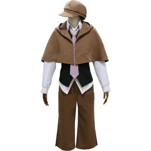 2018 Bungo Stray Dogs Ranpo Edogawa Coat Cosplay Costume
