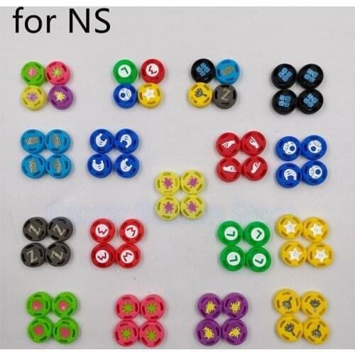 68sets Silicone Cap Analog Cap Thumb Stick Grips Cap Thumbstick Joystick Cover Case for Nintend Switch NS JoyCon Controller