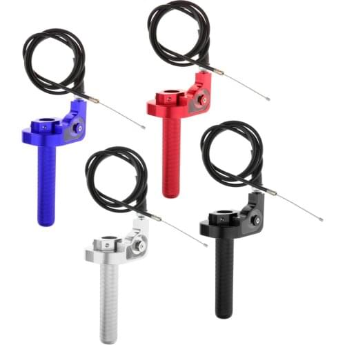 Aluminum 7/8' 22mm Throttle Accelerator Grip and Cable Set For ATV Quad Bike