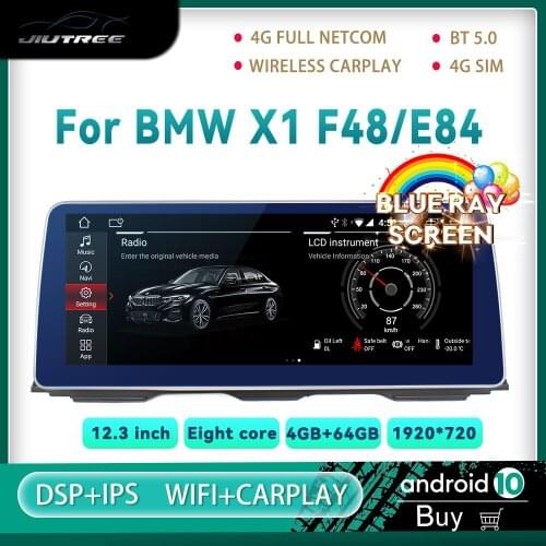 AHD Android 10 Car Radio DVD Player For BMW X1 F48 E84 2009-2020 NBT CIC EVO System Unit PC Navigation Auto Radio Multimedia