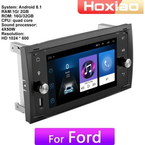 Car Radio Multimedia Player Android 8.1 For Ford Transit From Fiesta From Focus/Focus2 Galaxy Mondeo Fusion C-Max S-Max Connect