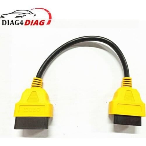 30CM 16pin Car OBD2 Extension Cable 30 cm Extend obdii Connector Adapter Interface 16 pin Male to Female OBD 2 Adapter