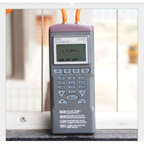 AZ9632 Ntelligent Precision Digital Pressure Gauge Electronic Pressure Table Digital LCD Dataloggers 2Psi With Programmer
