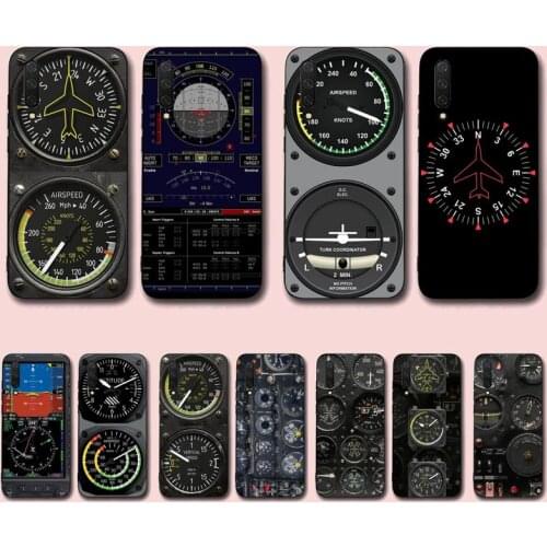 Aviation Aeroplane Helicopter cockpit Instrument Phone Case for Xiaomi mi 5 6 8 9 10 lite pro SE Mix 2s 3 F1 Max2 3