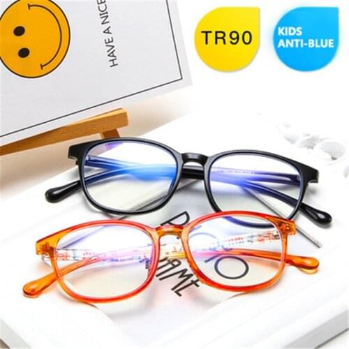 Kids Glasses for Sight 5-12 Years with Strap Anti Blue Light Myopia Prescription Eyewear Computer Children Eyeglasses