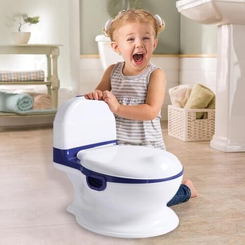 Potty Training Toilet Anti-slip Stable Looks And Easy To Clean Potty Training Toilet For Kids 8 Months-5 Years Old