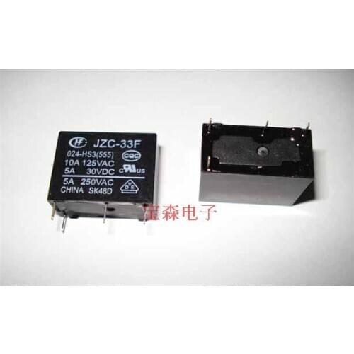 HOT NEW JZC-33F-024-HS3 JZC-33F-024-HS3-24VDC JZC-33F 024-HS3 JZC-33F 024-HS3-24VDC 24V relay DIP4