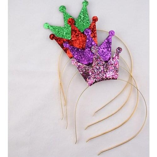 Crown birthday party headband girl hair clothes accessories band headwear tiara hairband children Gift