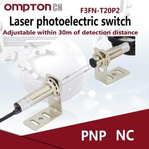 Laser photoelectric switch Working powe PNP NC DC 6-36V (voltage is available in the range) Response time2.5ms (1 second=1000ms)
