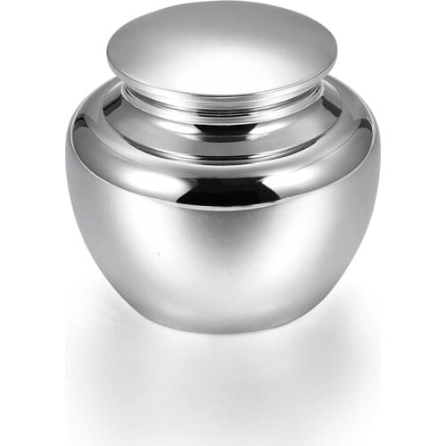 IJU036-1 Pure Handcraft Apple Shape Mini Cremation Urns Rose Gold Pet/Human Memorial Mini Urns Stainless Steel Keepsake Jars