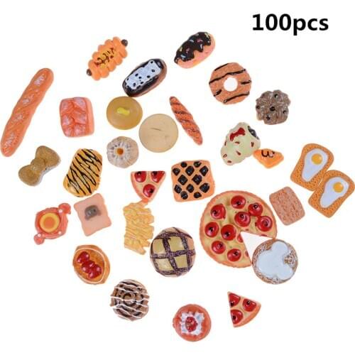 10pcs Home Craft Mini Food Ornament Miniature Dollhouse Decor Doll House Accessories Scale Miniatures