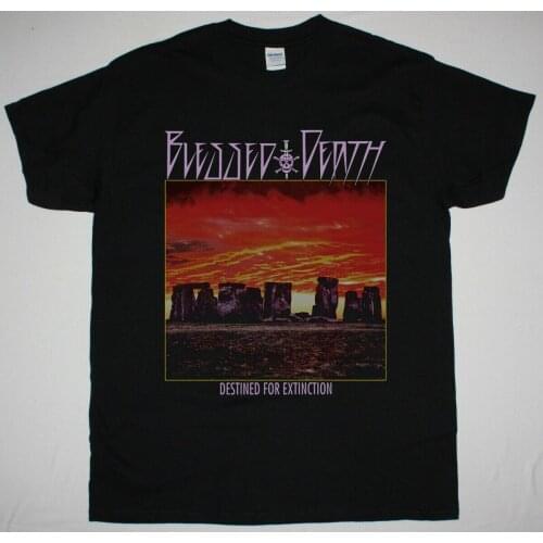 BLESSED DEATH DESTINED FOR EXTINCTION THRASH METAL SPEED NEW BLACK T SHIRT