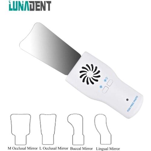 Full Medical dental orthodontic imaging LED fog free photo mirror stainless steel refractor mirror oral photo photographic