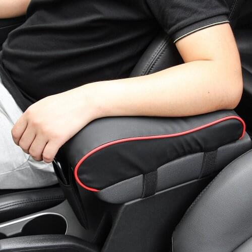 Hot Universal Car Center Console Armrest Pad for Volkswagen VW Golf 4 6 7 GTI Tiguan Passat B5 B6 B7 CC Jetta MK5 MK6 Polo Eos