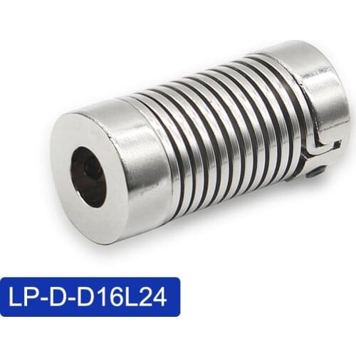LONGWE Spring Couplers Full Series Zinc Alloy Flexible Motor Shaft Rotary Encoder Coupling 4mm 5mm 8mm 10mm LP