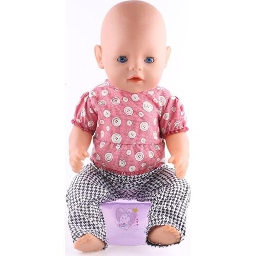Doll Button Clothes Accessories Fit 18 Inch Doll & 43cm Doll Best Children Xmas Gift