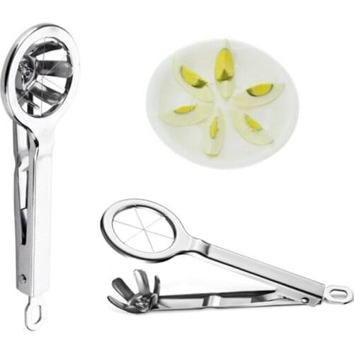 Hexagonal Egg Cutter Egg Slicer Fancy Preserved Egg Splitter Egg Cutting Supporter Fruit and Vegetable Tools Kitchen Gadget