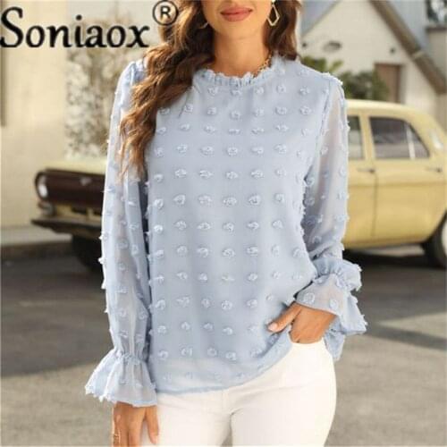 Soniaox Womens Office Shirts
