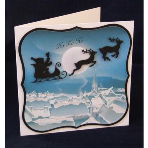 Santa Claus Moose Metal Cutting Dies Stencils for DIY Scrapbooking Embossing Paper Cards Decorative Crafts Supplies New 2018 Die