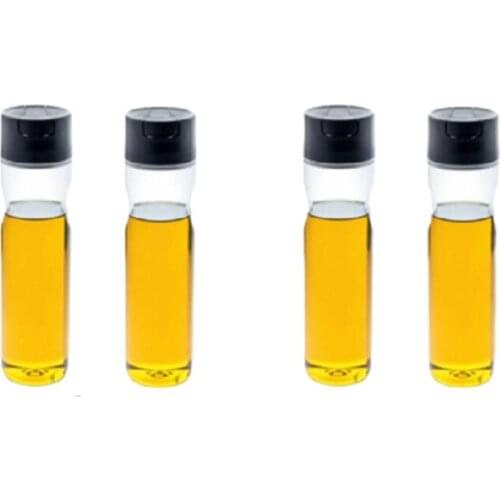 Tupperware Manhattan 1 L(4) Black Bulk Pattern Vinegar Oil Soybean Service, Limpid Yağadanlık, Zeytinyağlık, ergonomic, Healthy