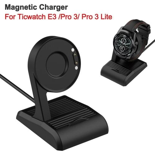 Charger Cradle Dock For TicWatch E3/Pro 3/Pro 3 GPS/Pro 3 LTE Charging Cable For Ticwatch S E C2 E2 S2 GTX USB Magnetic Adapter