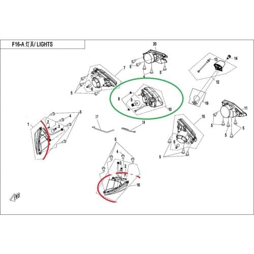 1 PCS REAR SHOCK SUIT FOR HS1000UTV/HISUN1000UTV