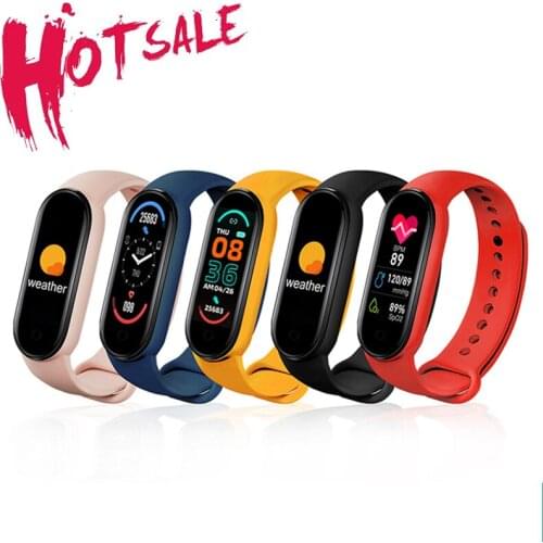 2021 M6 Smart Watches Men Women Kids Smartwatch Heart Rate Monitor Sports Fitness Bracelet For IPhone Xiaomi Redmi Android Watch