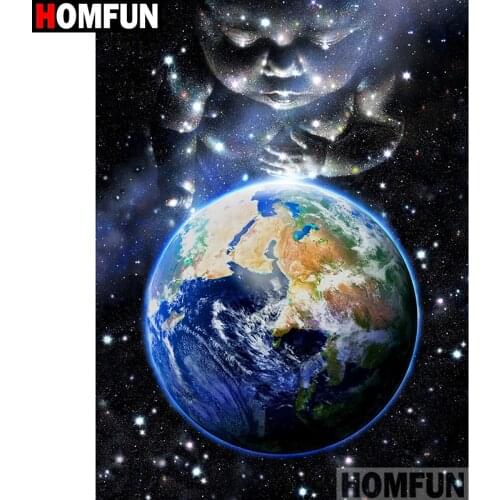 HOMFUN Full Square/Round Drill 5D DIY Diamond Painting "landscape" Embroidery Cross Stitch 5D Home Decor A07084