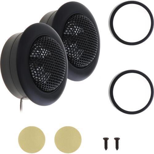 1Pair 800W YH-120 91dB Car Horn Dome Tweeter Audio Loudspeaker Car Stereo Treble Speaker for Cars