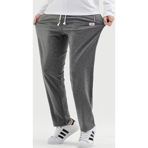 Mens Casual Sports Pants Pockets Loose Version Fitness Running Straight Trousers Cotton Summer Football Workout Pants Sweatpants
