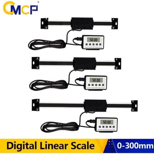 CMCP Digital Linear Scale Magnetic Remote Digital Readout Digital Linear 0-150mm/0-200mm/0-300mm 0.01mm Scale External Display