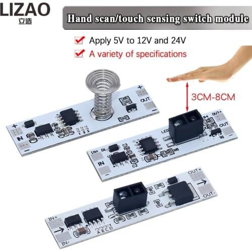 Short Distance Scan Sensor Sweep Hand Sensor Switch Module 36W 3A Constant Voltage for Auto Smart Home Compatible XK-GK-4010A