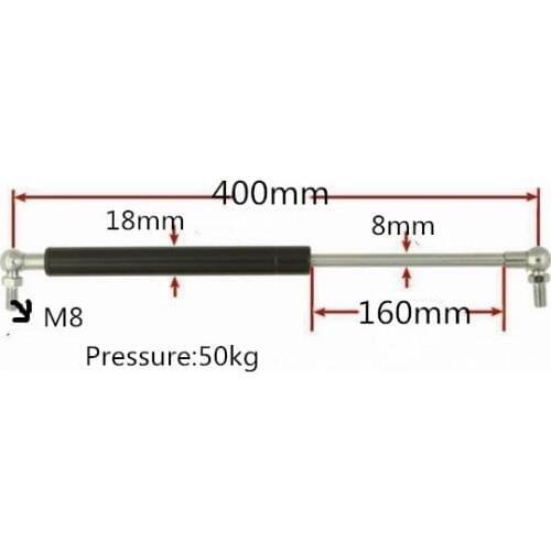 Best Quality 50KG Force 160mm Gas Spring 400mm Central Distance 2pcs on Sale