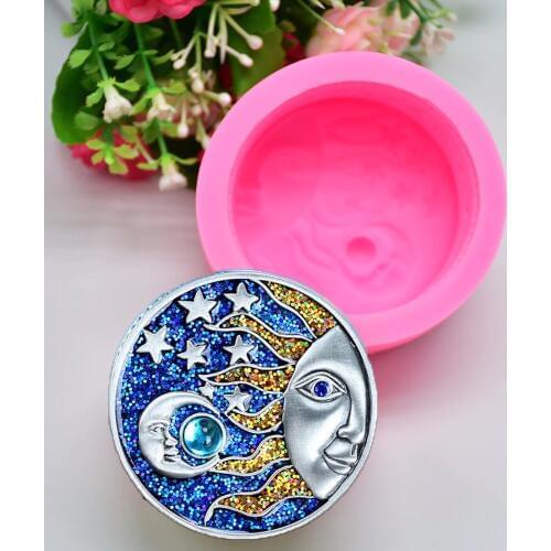 Hot Sell Sun Moon Star Silicone Mold Die Food-Grade Material Eyes Soap Mold Cake Maker Tool Kitchen Barbecue Supplies New