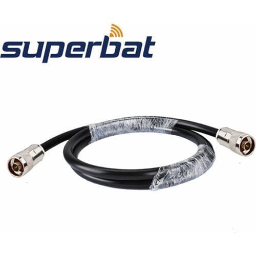 Superbat N type Male Plug to N type Male Pigtail Cable KSR400 1M 100cm low loss