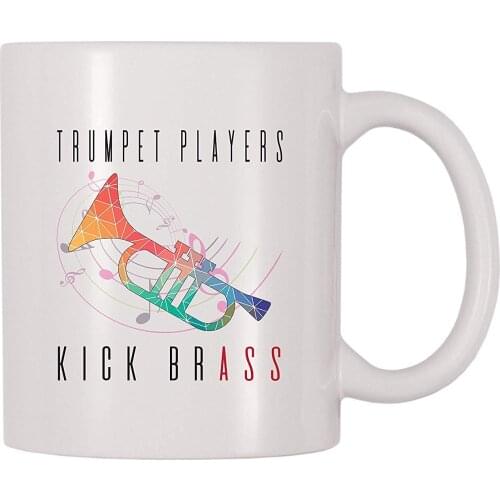 Trumpet Players Kick Brass Coffee Mug (11 oz)
