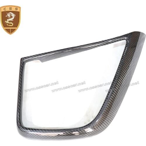 Fashion Carbon Fiber Central Control Panel For R8 car decoration black high quality carbon fiber Control of Pannels r8 2007-2012