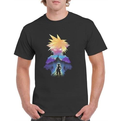 Kingdom Hearts T-shirt Mens Summer Cotton Short Sleeve T Shirt for male comfortable top tees