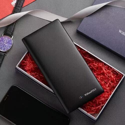 Mens Purse Card Holder Luxury Leather Christmas Gifts For Men Set Wallet Card Wallet For Cards Purses Male PL201516