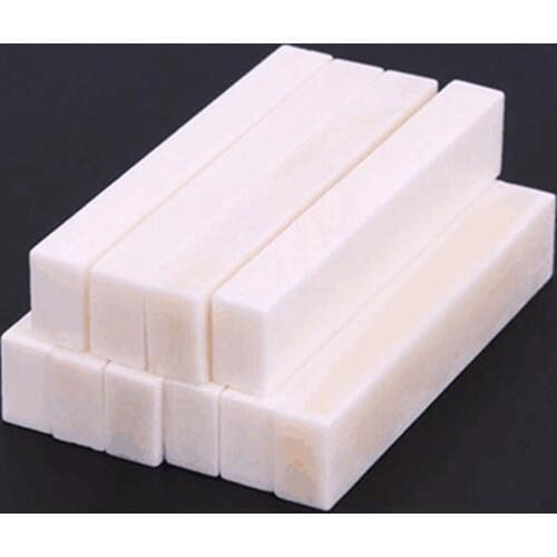 DIY Bovine Bone Guitar Bass Nuts Guitar Parts Blank Buffalo Bone Nut for LP Folk Classical Electric Acoustic Guitar Bass