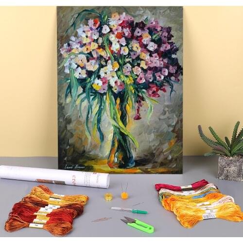 Memories Love Printed 11CT Cross Stitch Set Embroidery DMC Threads Sewing Handicraft Handmade Hobby Magic Sales