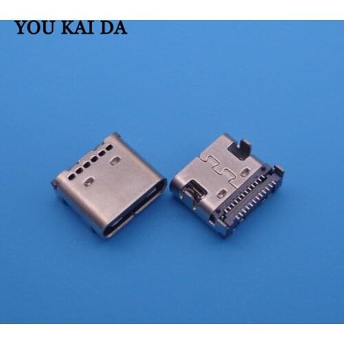 New Type C USB Female Jack C USB Power Connector Charge Dock port Plug Hot usb jack 20pcs/lot